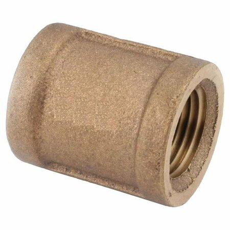 ANDERSON METALS 1/4 in. FPT in. Brass Coupling 738103-04AH